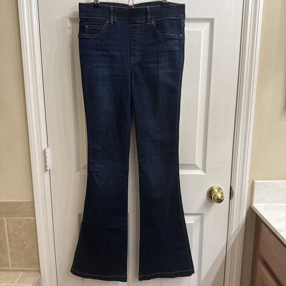 SPANX FLARE JEANS WOMEN'S 20327R MIDNIGHT SHADE SIZE S